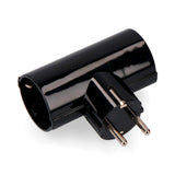Pack De 10 Unidades - Clavija 2p+T Tipo F Doble, Negra De Baquelita T/Tl 16a 250v (Retractilada)