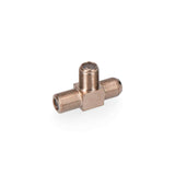Pack De 10 Unidades - Conector Derivador "F" Forma "T" 3 Machos - Parabólicas Retractilado