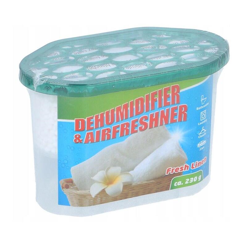 Pack De 10 Unidades - Deshumidificador 2 En 1 Con Ambientador, 230 G, Aromas Surtidos, 15 X 8,5 X 10,5 Cm
