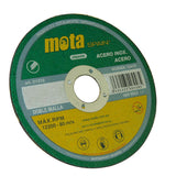 Pack De 10 Unidades - Disco De Corte Acero Inox Ø115x1.6x22.23mm D1116 Mota