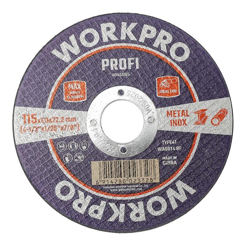 Pack De 10 Unidades - Disco De Corte Metal E Inox T41, Profi, Ø115 X 1,6 X 22,2 Mm