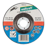 Pack De 10 Unidades - Disco De Corte Para Metal Ø125x2,5x22,23mm. 1622099 Wolfcraft