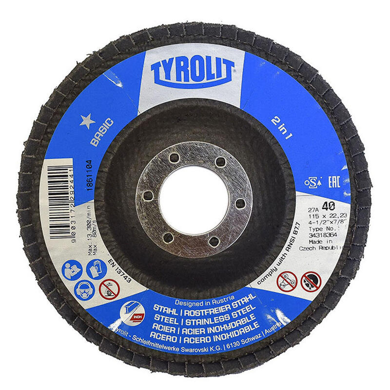 Pack De 10 Unidades - Disco De Láminas 27cla Ø115x22,23 Za40q-B Tyrolit