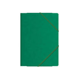 Pack De 10 Unidades Dohe Carpetas De Gomas Con Tres Solapas - Tamaño Folio - Cartulina De Primera Calidad -