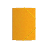 Pack De 10 Unidades Dohe Carpetas De Gomas Con Tres Solapas - Tamaño Folio - Cartulina De Primera Calidad -
