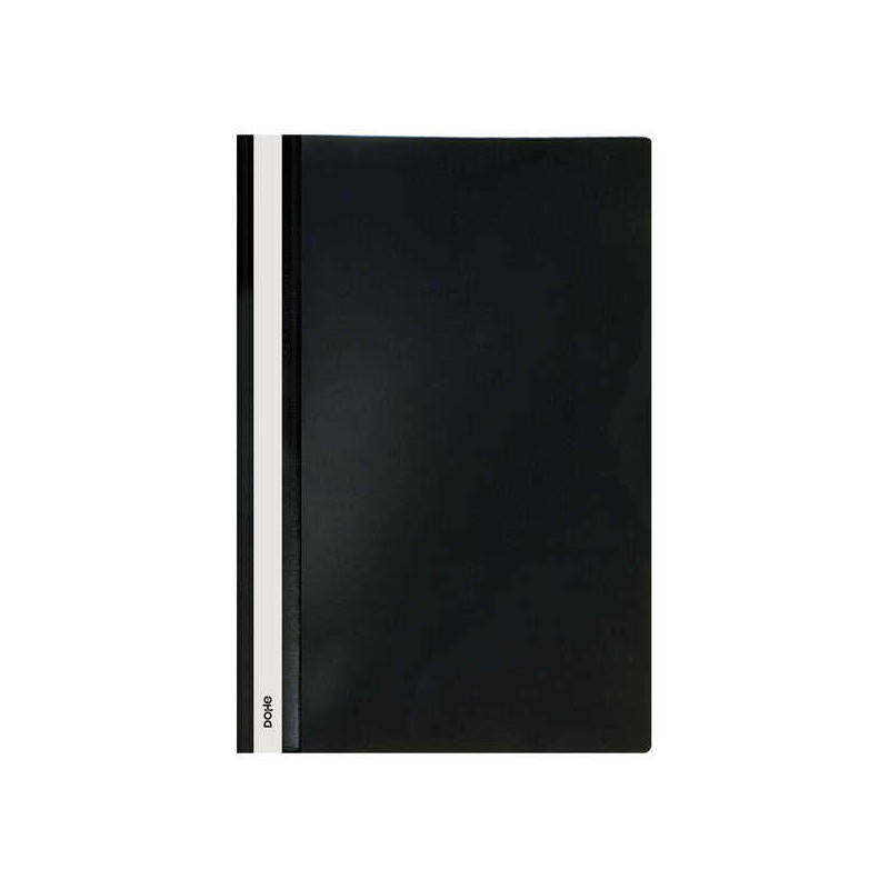 Pack De 10 Unidades Dohe Dosier Con Fastener De Polipropileno - Tamaño Folio - Cubierta Transparente Y Trasera Opaca -