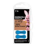 Pack De 10 Unidades Duracell Pila Audifono Da675 1,45v Easytab Blister*6