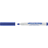 Pack De 10 Unidades Edding 661 Rotulador Para Pizarra Blanca - Punta Redonda - Trazo Entre 1 Y 2 Mm. - Tinta Pigmentada - Borrable En Seco - Color Azul