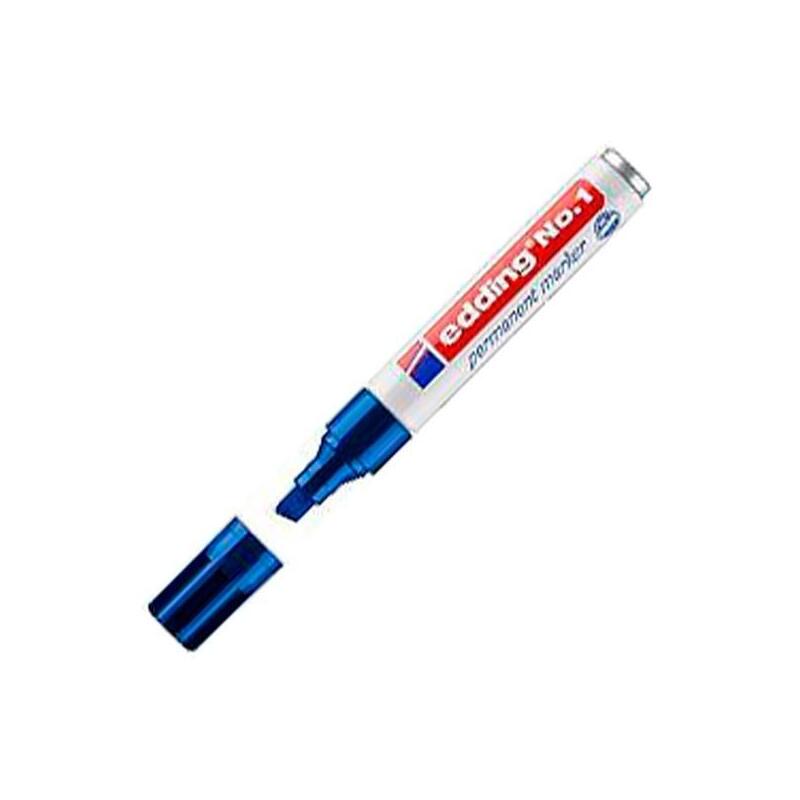 Pack De 10 Unidades Edding Marcador Permanente Nº 1 Azul