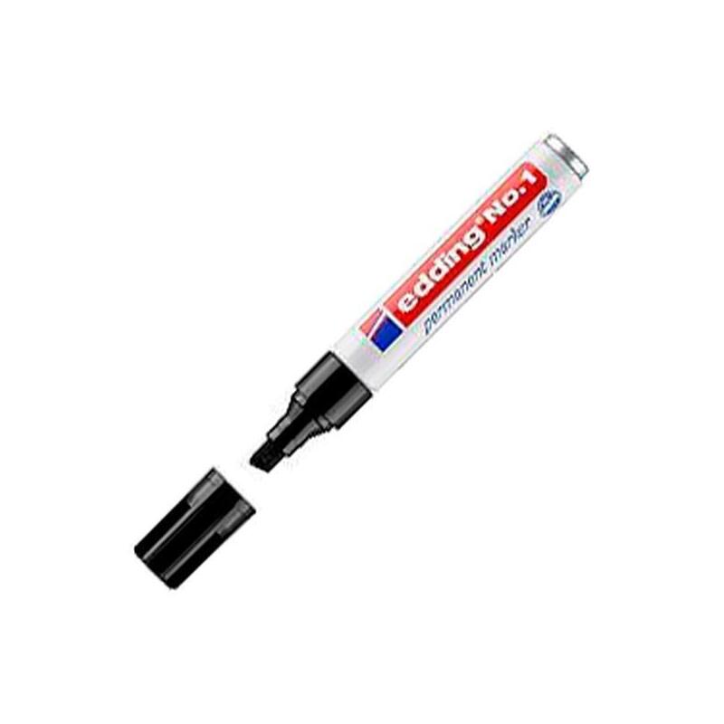 Pack De 10 Unidades Edding Marcador Permanente Nº 1 Negro