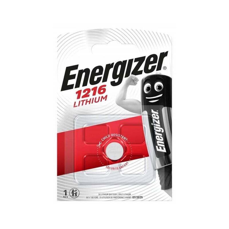 Pack De 10 Unidades Energizer Pila Boton Litio Cr1216 3v Blister*1