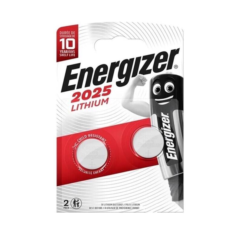 Pack De 10 Unidades Energizer Pila Boton Litio Cr2025 3v Blister*2