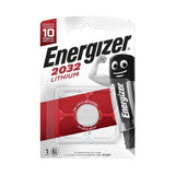 Pack De 10 Unidades Energizer Pila Boton Litio Cr2032 3v Blister*1 10 Uds