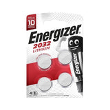 Pack De 10 Unidades Energizer Pila Boton Litio Cr2032 3v Blister*4