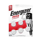 Pack De 10 Unidades Energizer Pila Boton Litio Cr2032 3v Blister*6