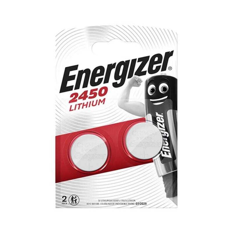 Pack De 10 Unidades Energizer Pila Boton Litio Cr2450 3v Blister*2