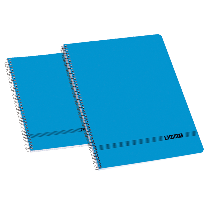 Pack De 10 Unidades Enri Oficina Fº Tapa Blanda Cuaderno Espiral Liso - Tamaño Fº - Tapa Blanda - Cuaderno Con Espiral