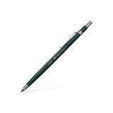 Pack De 10 Unidades Faber Castell Portaminas Tk4600 2mm Clip De Metal C/Afilaminas Verde