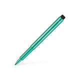 Pack De 10 Unidades Faber Castell Rotulador Pitt Artist Pen Metallic Verde Metálico