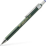 Pack De 10 Unidades Faber-Castell Tk-Fine 9713 Portaminas - Mina Hb - Trazo 0.7mm - Goma De Borra Integrada
