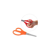 Pack De 10 Unidades Faibo Tijeras Escolares Confort Para Zurdos 13.5cm - Punta Redonda - Acero Inoxidable - Empuñadura