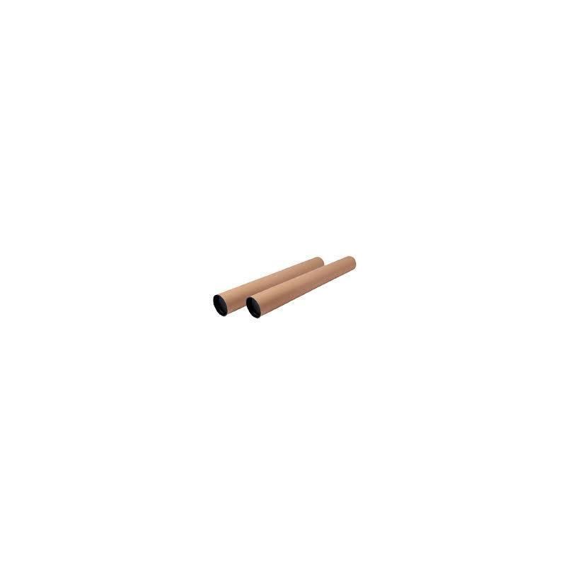Pack De 10 Unidades Faibo Tubo De Cartón Para Envío Con Tapones De Plastico 460x60mm