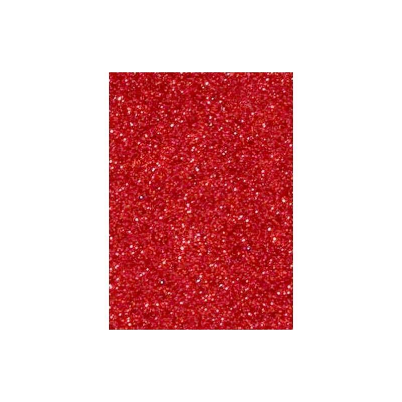Pack De 10 Unidades Fama Goma Eva 50x70 2mm Glitter Rojo