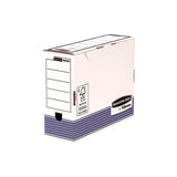 Pack De 10 Unidades Fellowes Caja De Archivo Definitivo 100mm A4 System Azul