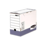 Pack De 10 Unidades Fellowes Caja De Archivo Definitivo 150mm A4 System Azul