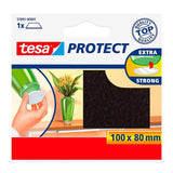 Pack De 10 Unidades - Fieltro Antirasguño Marrón, 80 X 100 Mm