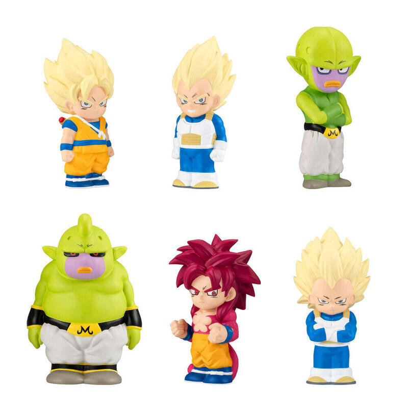 Pack De 10 Unidades - Figura Sofbits Dragon Ball 2 7cm Surtido