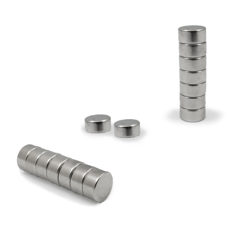 Pack De 10 Unidades - Imán De Neodimio Ø8 X 4 Mm