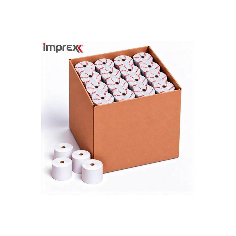 Pack De 10 Unidades Imprex Rollo Papel Térmico  57x55x12 65gr