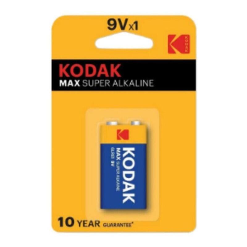 Pack De 10 Unidades Kodak Max Pila Alcalina 9v Lr61 Blister*1 10 Uds