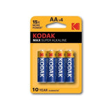 Pack De 10 Unidades Kodak Max Pila Alcalina Aaa Lr03 Blister*4 10 Uds