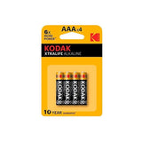 Pack De 10 Unidades Kodak Pilas Extralife Alcalina 4ud Lr03 Aaa Blister