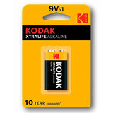 Pack De 10 Unidades Kodak Xtralife Pila Alcalina 9v Lr61 Blister*1 10 Uds