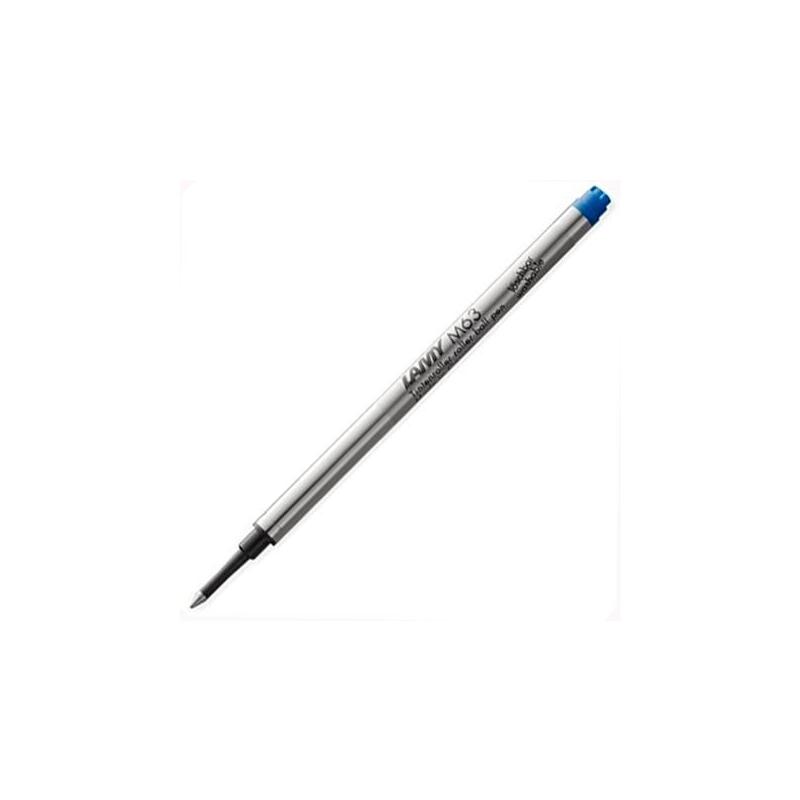 Pack De 10 Unidades Lamy Recambio Para Rollers Con Capuchon M63 Punta Media Tinta Azul