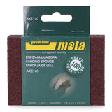 Pack De 10 Unidades - Lija Esponja Oxido De Aluminio Grano 100 Axe100 Mota