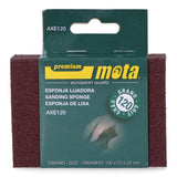 Pack De 10 Unidades - Lija Esponja Oxido De Aluminio Grano 120 Axe120 Mota