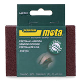 Pack De 10 Unidades - Lija Esponja Oxido De Aluminio Grano 220 Axe220 Mota