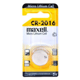 Pack De 10 Unidades Maxell Pila Boton Litio Cr2016 3v Blister*1
