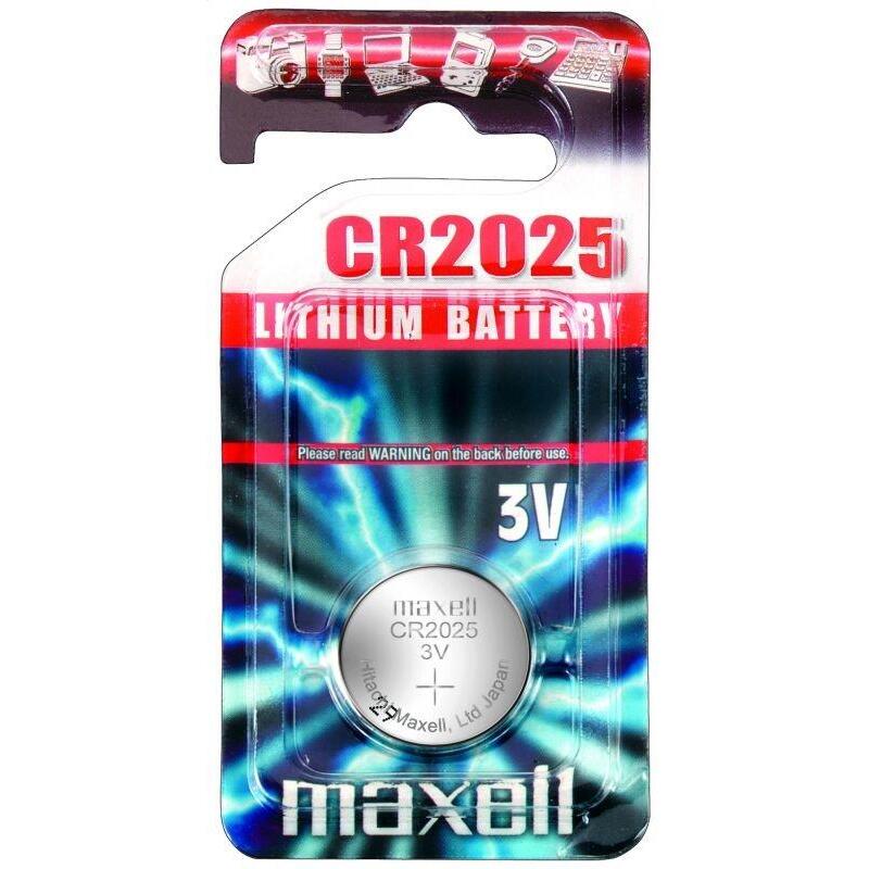 Pack De 10 Unidades Maxell Pila Boton Litio Cr2025 3v Blister*1
