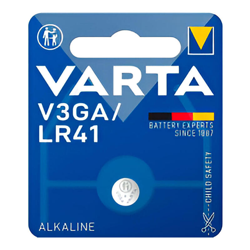 Pack De 10 Unidades - Micro Pila De Botón Alcalina Lr41 - V3ga 1,5 V Ø7,9 X 3,6 Mm Blister