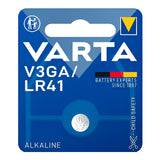 Pack De 10 Unidades - Micro Pila De Botón Alcalina Lr41 - V3ga 1,5 V Ø7,9 X 3,6 Mm Blister