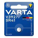 Pack De 10 Unidades - Micro Pila De Boton Varta Silver Sr41 - V392 1,55v (Blister 1 Unid.) Ø7,9x3,6mm