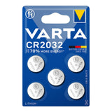 Pack De 10 Unidades - Micropila Lithium Cr2032 3v Varta (Blister 5 Unid.) Ø20,0x3,2mm
