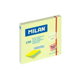 Pack De 10 Unidades Milan Bloc Notas Adhesivas 100h 76x76 Serie Pastel Colores Alternos