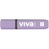 Pack De 10 Unidades Molin Viva Marcador Fluorescente - Trazo Entre 1 Y 5mm - Tinta Con Base De Agua - Violeta