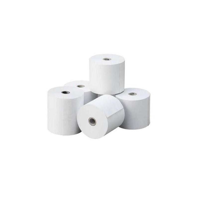Pack De 10 Unidades Oqonos Rollo De Papel Termico 57x48x12mm, Libre De Bpa, Fsc
